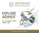 AYAMA at the falconry fair in ABU DHABI INTERNATIONAL HUNTING & EQUESTRIAN EXHIBITION 2019.